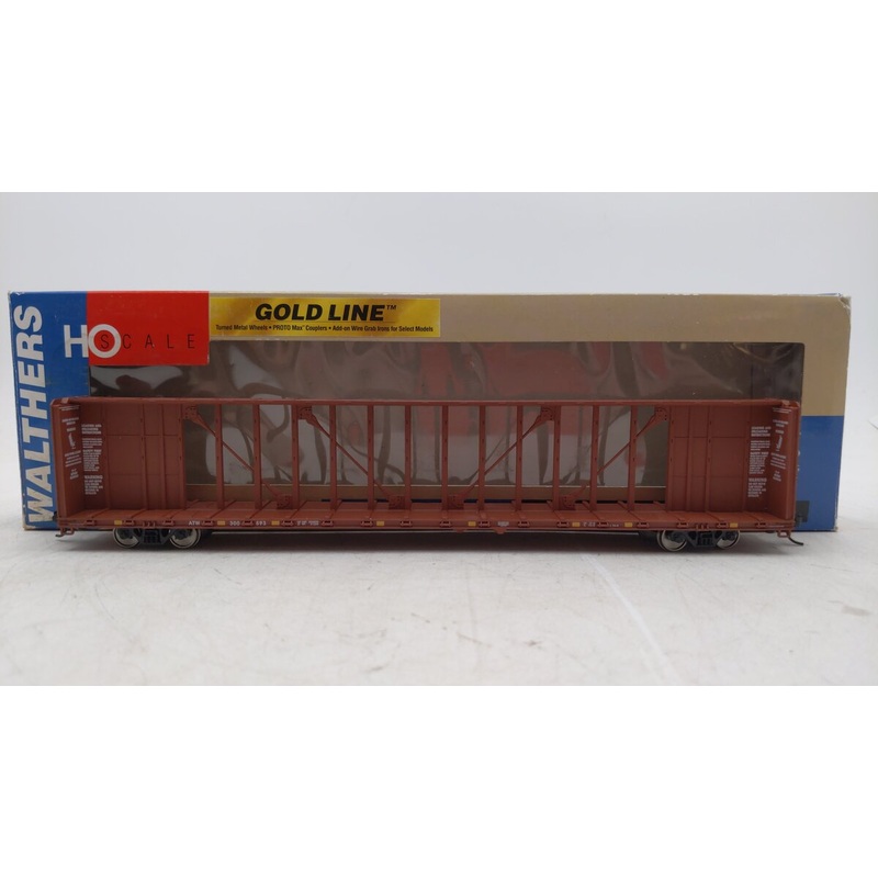 Walthers 932-41465 HO 72′ Centerbeam Flat Car ATW # 300593 Gold Line EX/Box