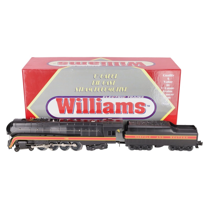 Williams J-100 Norfolk and Western J-Class 4-8-4 Steam Locomotive #746 LN/Box