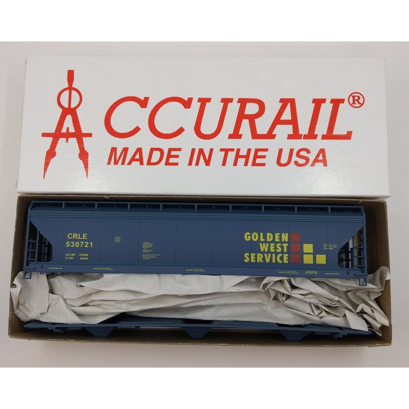 Accurail 2032.9 HO Golden West 3-Bay ACF Hopper #530721