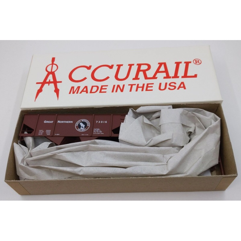 Accurail 2351.1 HO Great Northern Min Red Canton Twin Hopper Kit #73016
