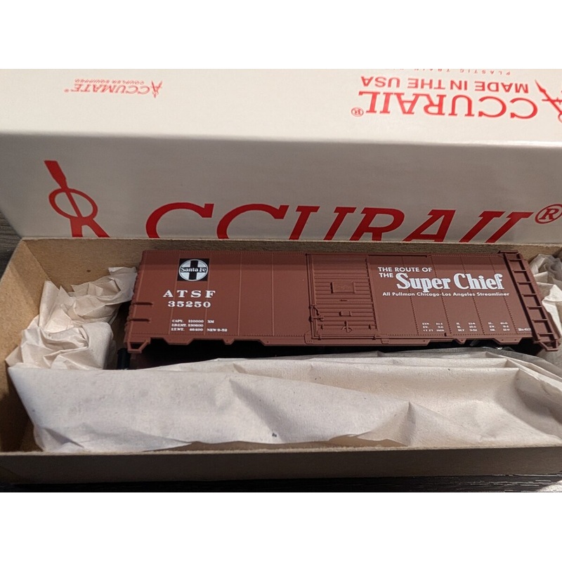 Accurail 3501 HO Santa Fe AAR 40′ Steel Boxcar #35250 Kit