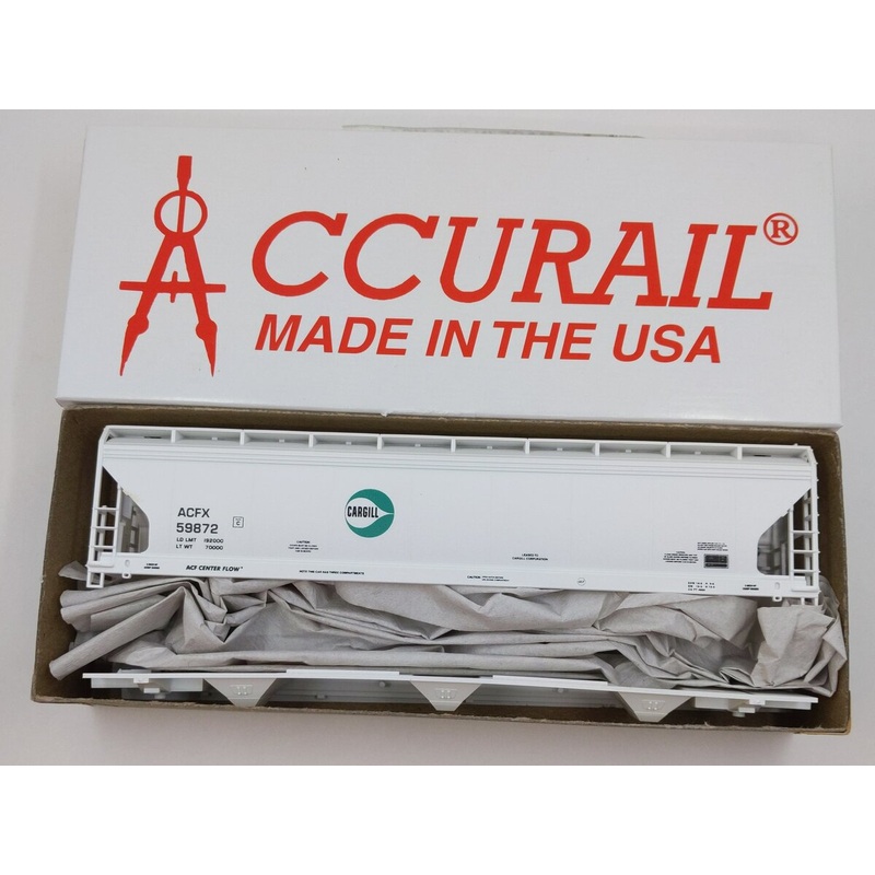 Accurail 8001 HO Cargill ACF 3-Bay Center-Flow Tank Car Kit #59872