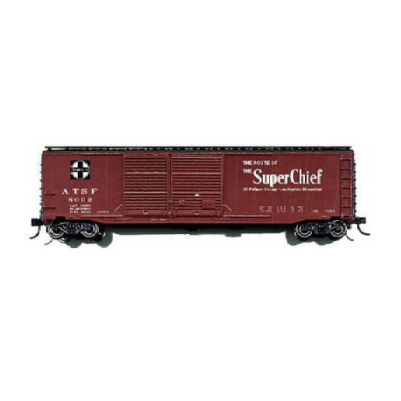 Branchline Trains 1119 HO Santa Fe 50′ Double Door Boxcar #8005 Kit