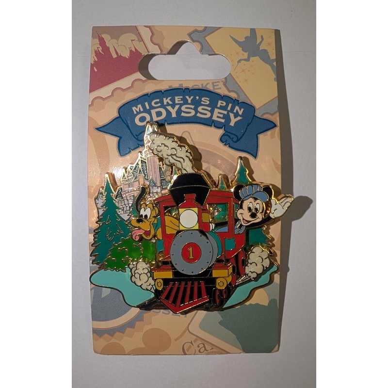 Disney 197751 Mickey’s Pin Odyssey 2008 Mickey & Pluto on Disneyland Railroad
