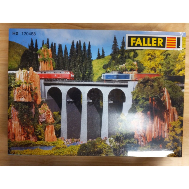 Faller 120488 HO 2-Track Viaduct Bridge