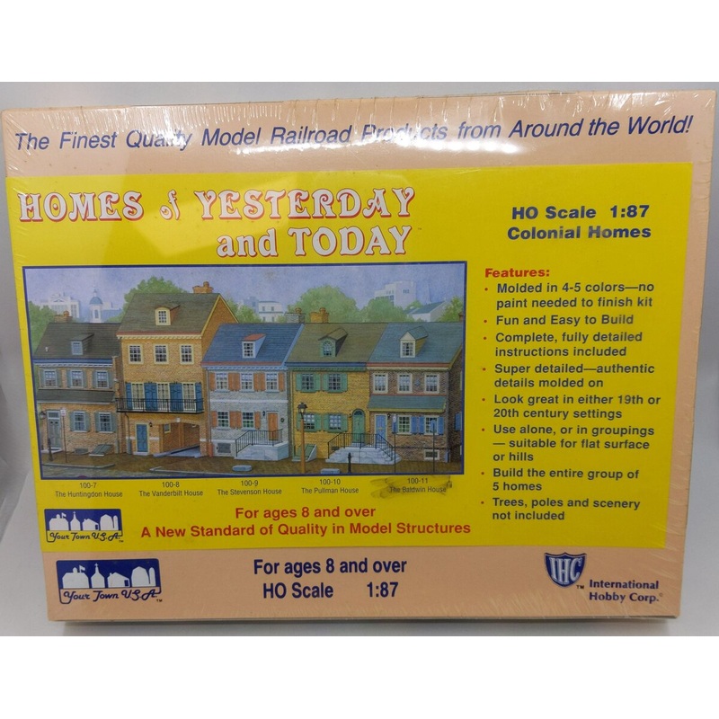 IHC 100-11 Homes of Yesterday & Today HO Scale Model Building Kit