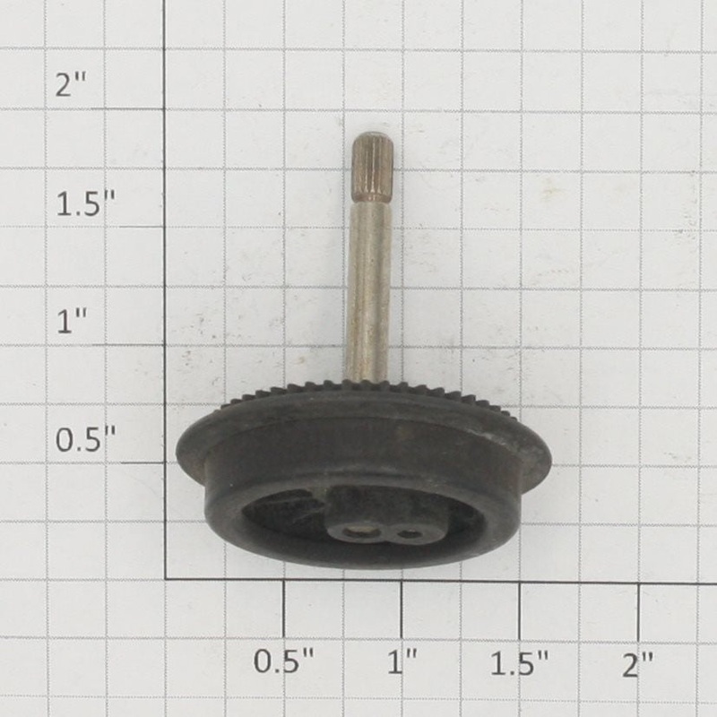 Lionel 249E-19 Black Closed Spoked 1-9/16 Gear Wheel & Axle Black Rim-No Stud