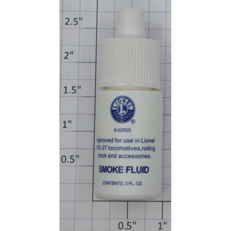 Lionel 6-02920 White Bottle MPC Smoke Fluid – .3 oz. Bottle