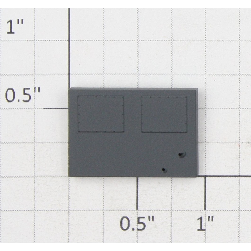 Roundhouse 60573 HO Rectangular Gray Hatch