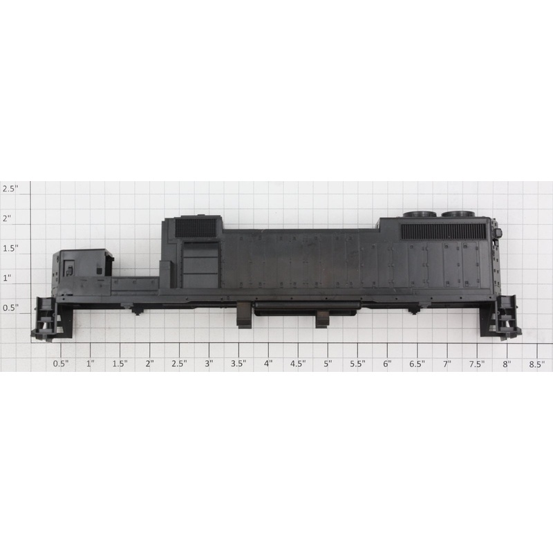 Athearn 46940 HO Scale Black GP38-2 Body Shell