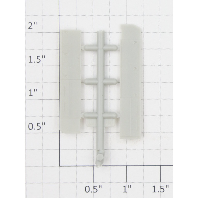 Athearn 68225 HO GP15 Unpainted Stiff Rib BB Doors (Set of 2)