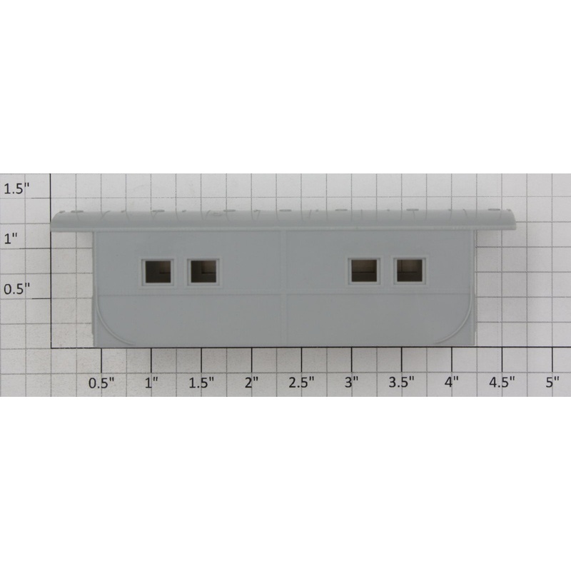 Athearn 74298 HO NE Caboose Body with Four Windows