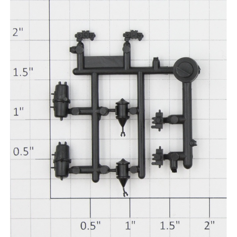Athearn 91400 HO RTR Car Brake Set (Card of 8)