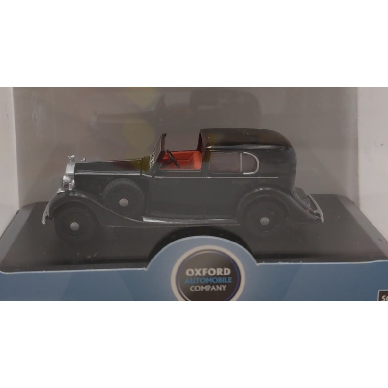 Oxford Diecast 76RRP3001 1:76 Black Rolls Royce Phantom III Diecast Model