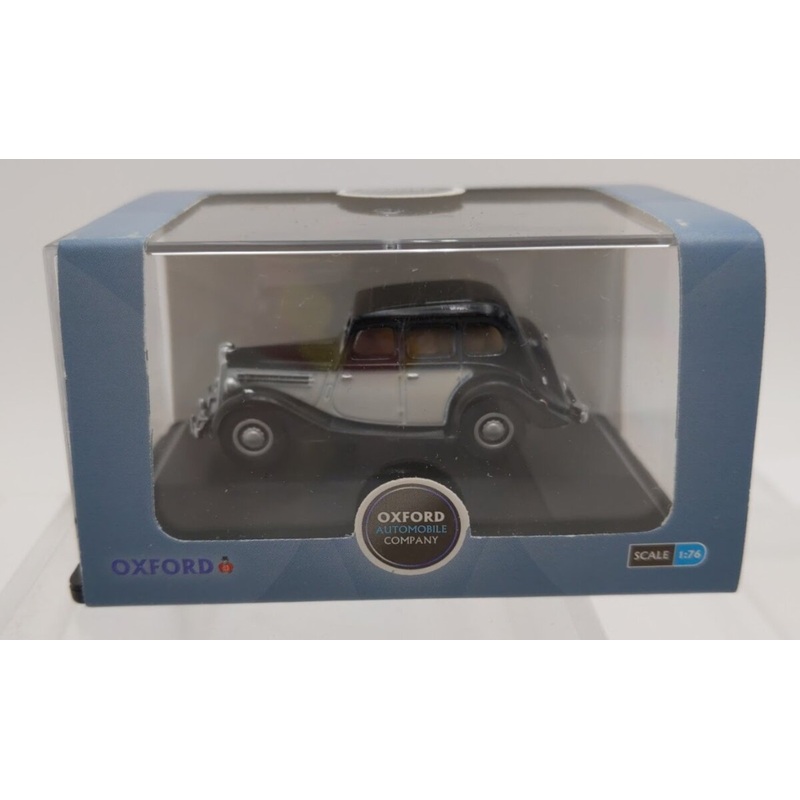 Oxford Diecast 76WO005 1:76 Scale Black/Ivory Wolseley 18/85 Diecast Model