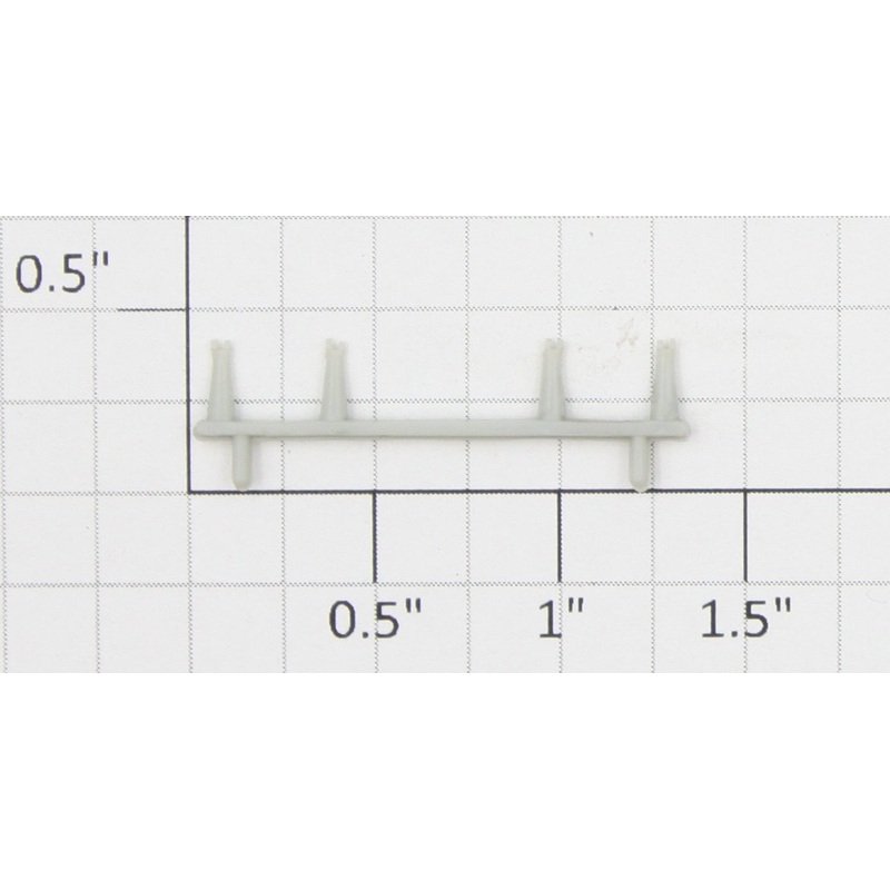 Roundhouse 85287 HO Unpainted Four Stanchion Bracket