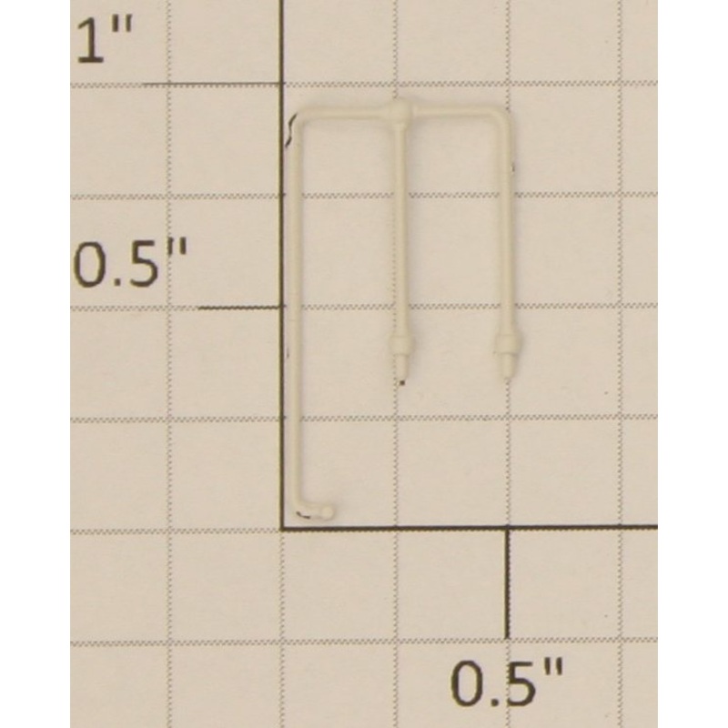 S-Helper 653-12-04-WH SW-9 Front Right White Railing