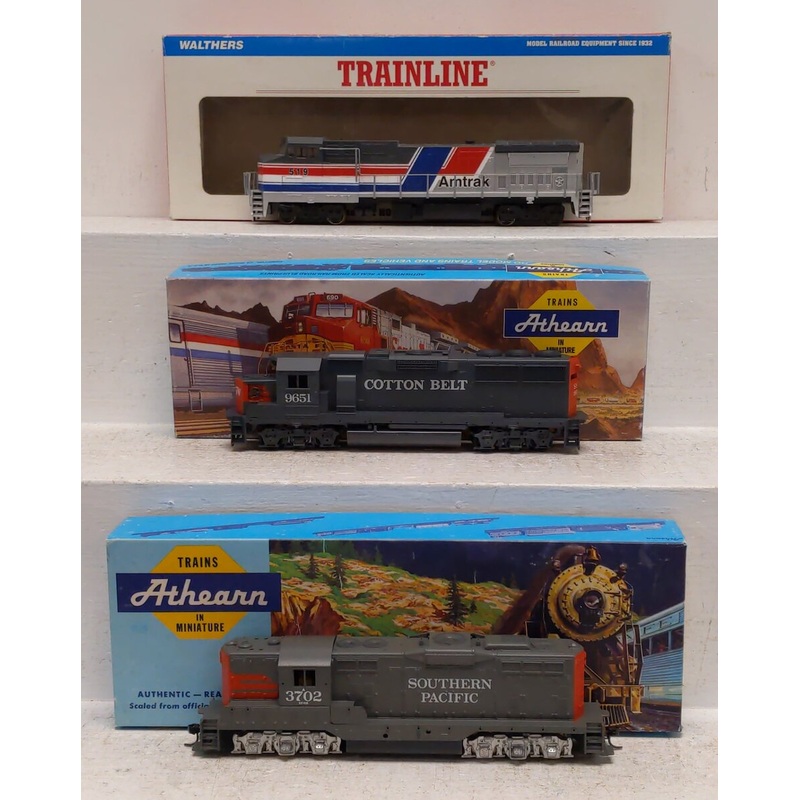 Assorted HO Diesel Locomotives [3]:#4730, 9651, 931-153 VG/Box