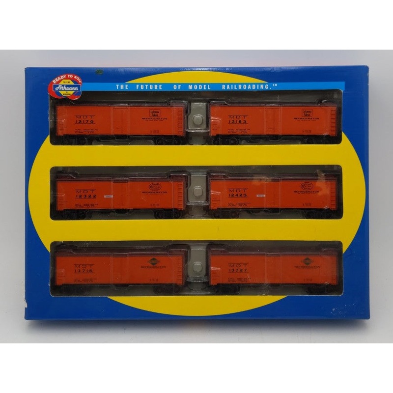Athearn 71439 HO Scale Merchants Dispatch 40′ Steel Reefer (Pack of 6) LN/Box