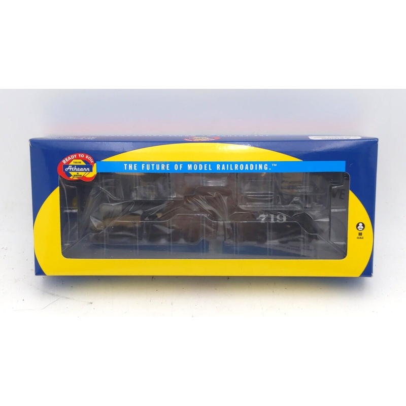 Athearn 84916 HO Scale Santa Fe Old Time 2-8-0 Steam Engine w/DCC & Sound #719 NIB