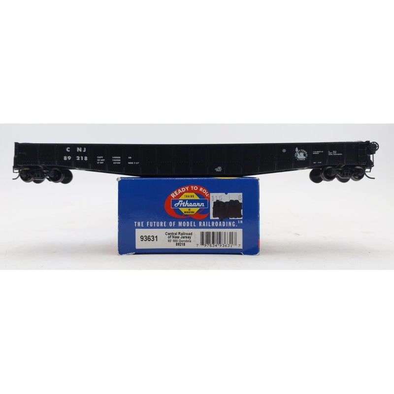 Athearn 93631 HO Scale Central of New Jersey 65′ Mill Gondola #89218 LN/Box