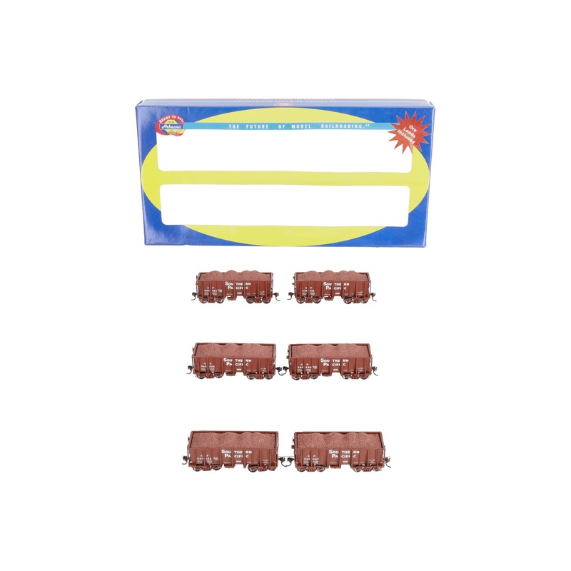 Athearn 94961 HO Scale Southern Pacific 26′ High-Side Ore Gondolas 6-Pack LN/Box