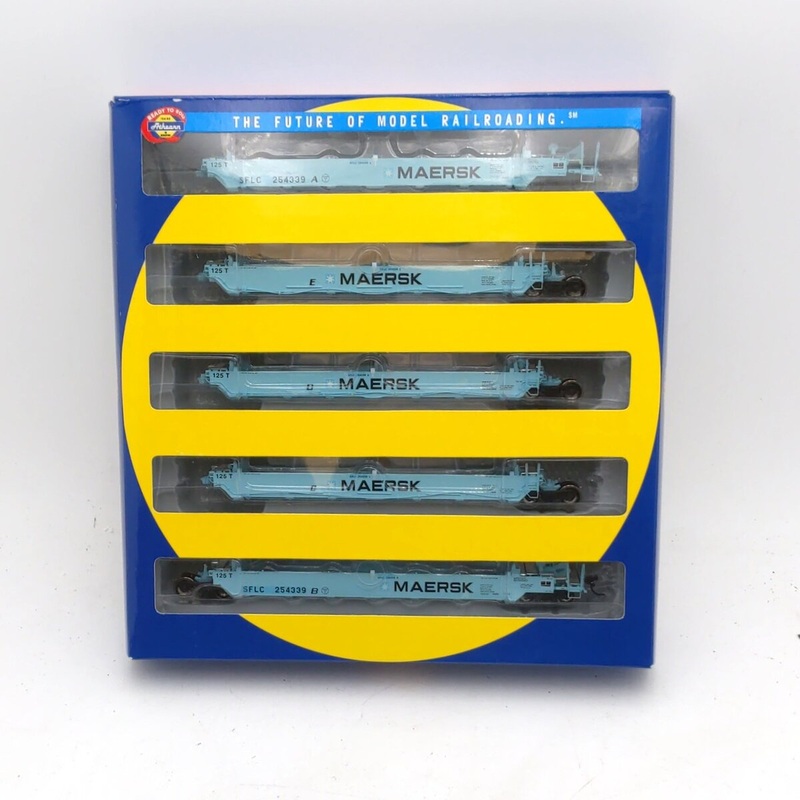 Athearn 95047 HO SFLC Maxi I/Early Ready-To-Run #2 (Pack of 5) VG/Box