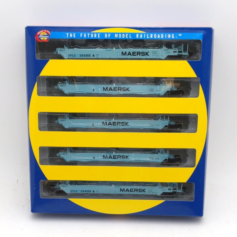 Athearn 95048 HO SFLC Maxi I/Early Ready-To-Run #3 (Pack of 5) EX/Box