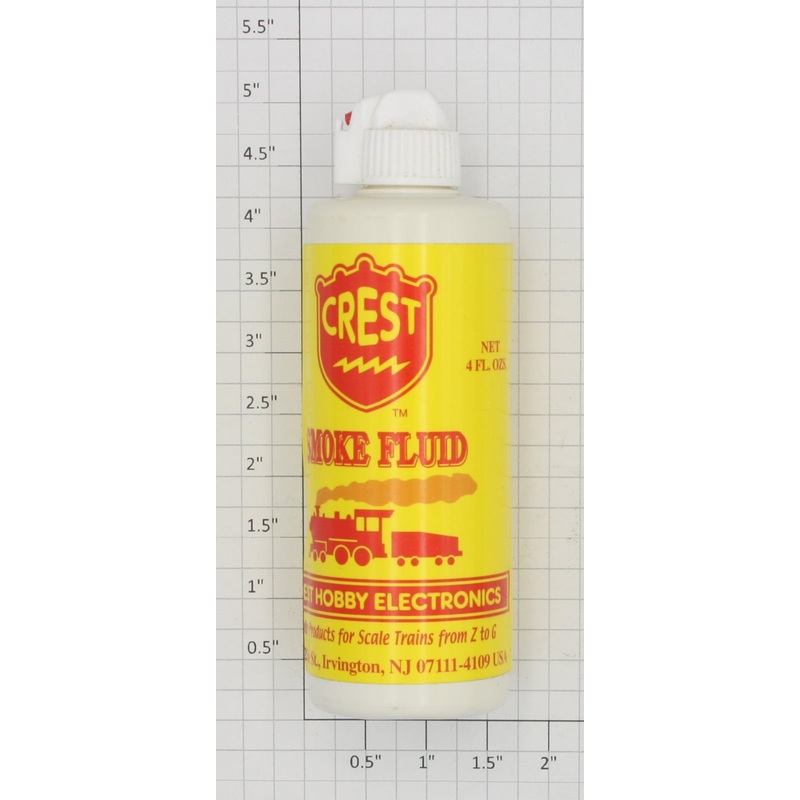 Crest 29601 4 oz Smoke Fluid used with Scale Trains from Z to G