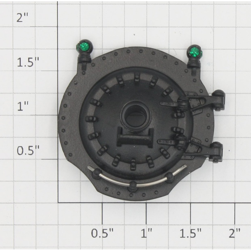 Lionel 736-110 Black Boiler Front with Handrail and without Lens / Bulb Bracket