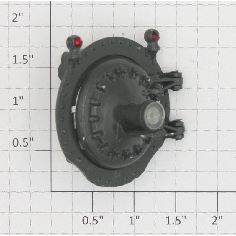 Lionel 763E-235-1 Diecast Gunmetal Gray Boiler Front with Jewels