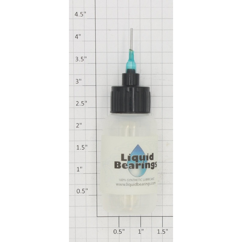 Liquid Bearings 1014-15X 1.0 Fl Oz Empty Plastic Bottle with Needle Tip