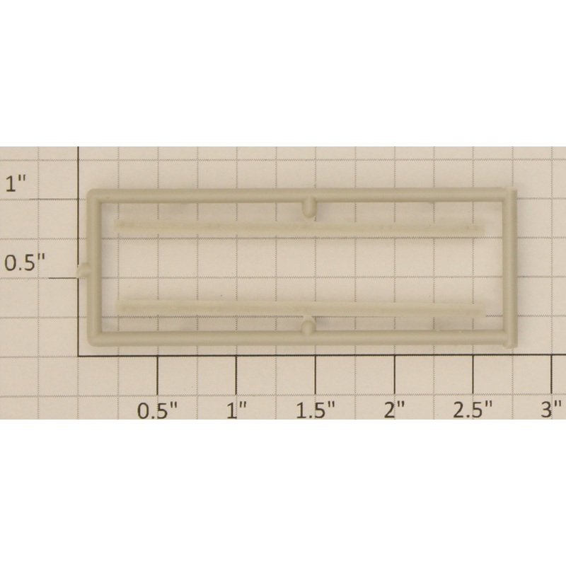 S-Helper 652-04-04 Unpainted Bottom Door Guide Sprue (Set of 2)