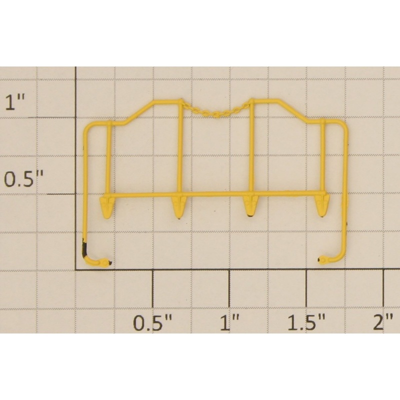 S-Helper 653-12-02-ELY Switcher Multiple Unit Electric Yellow End Railing