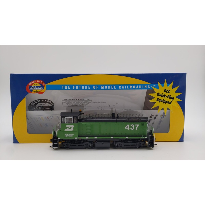 Athearn 95803 HO Burlington Northern SW1000 Diesel Locomotive #437 EX/Box