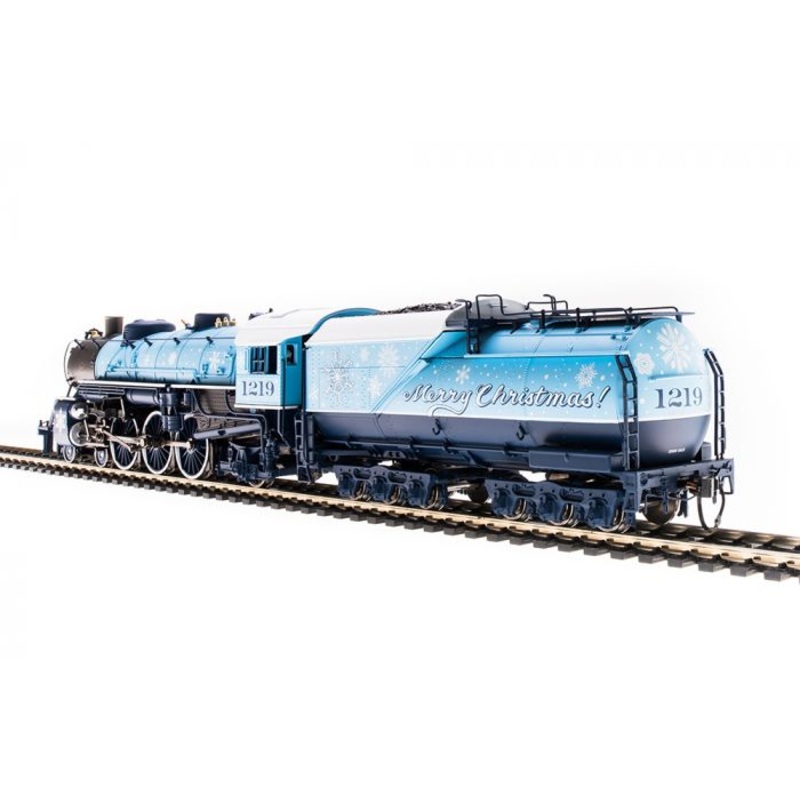 Broadway Limited 5919 HO Merry Christmas Light Pacific 4-6-2 Steam Loco #1219 LN/Box