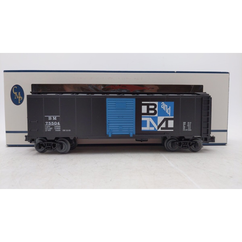 Crown Model Products 504 O Boston & Maine Boxcar #75504 EX/Box
