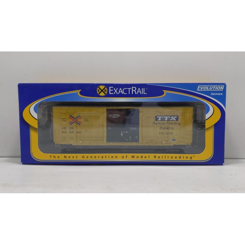 ExactRail EE-1401-10 HO Scale TTX Trinity Cu.Ft. Plug Door Boxcar #505256 LN/Box