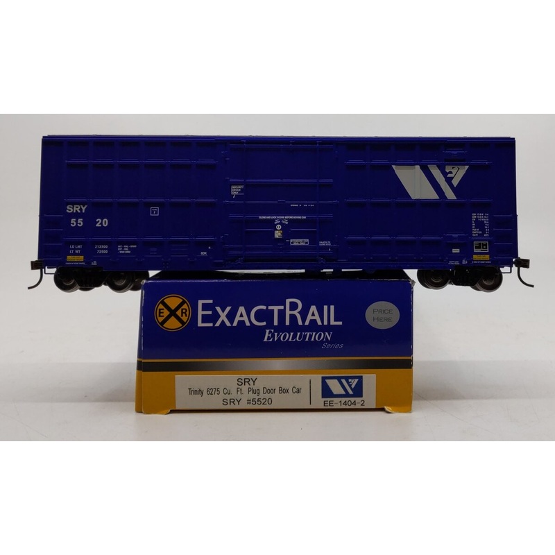 ExactRail EE-1404-2 HO Scale Southern Railway Trinity 6275 Cu. Ft. Box Car #5520 NIB