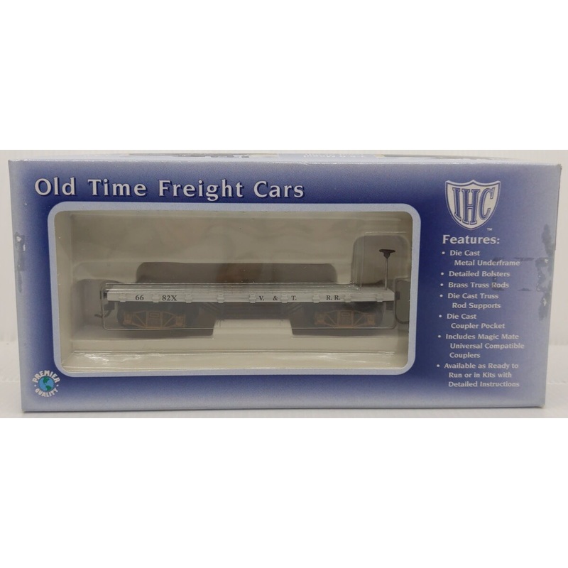 IHC 58375 HO Scale Virginia & Truckee Old Time Flat Car #6682 LN/Box