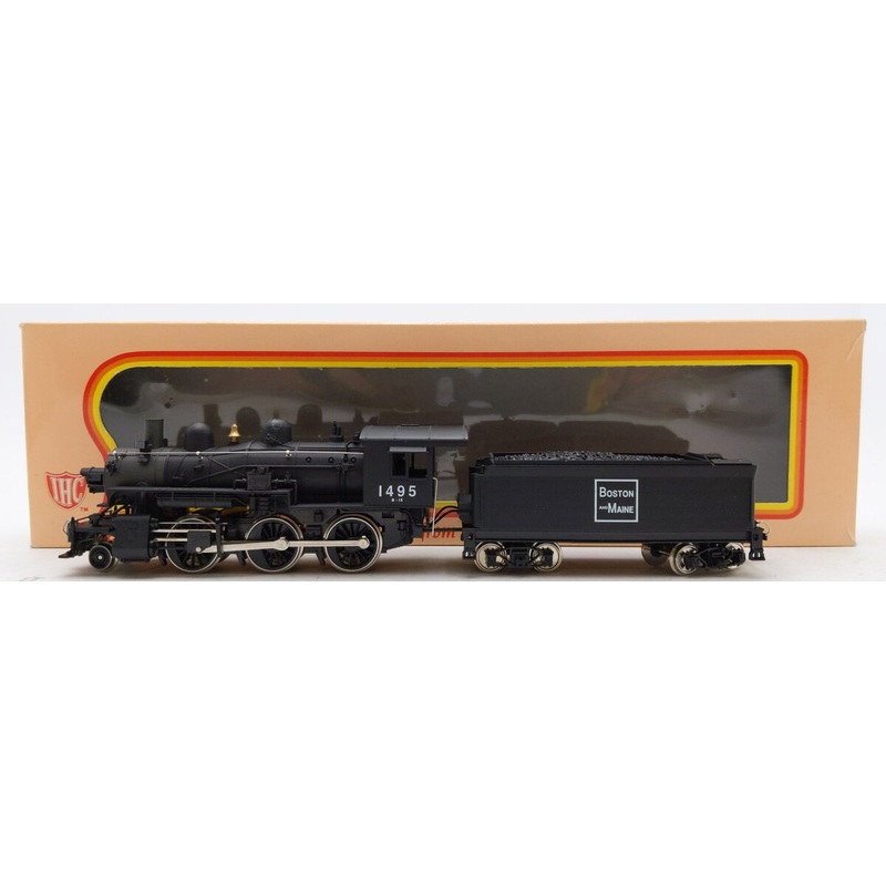 IHC M543 HO Scale Boston & Maine 2-6-0 Steam Locomotive  & Tender #1495 LN/Box