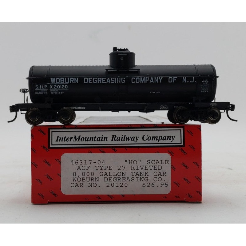 InterMountain 46317-04 HO Woburn Degreasing Co. Shippers Car Line Tank #20120 LN/Box