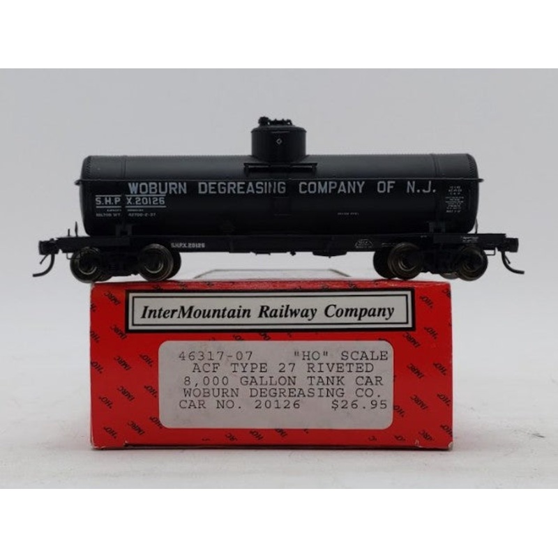 InterMountain 46317-07 HO Woburn Degreasing Co. Shippers Car Line Tank #20126 LN/Box