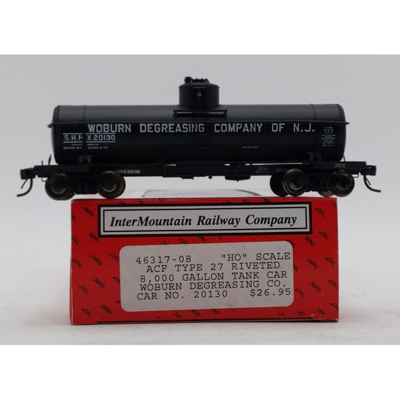 InterMountain 46317-08 HO Woburn Degreasing Co. Shippers Car Line Tank #20130 LN/Box