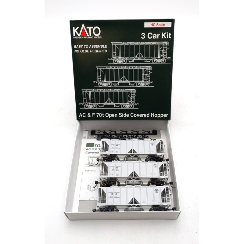 Kato 38-0201 Boston & Maine ACF Hopper Car Set (3) LN/Box