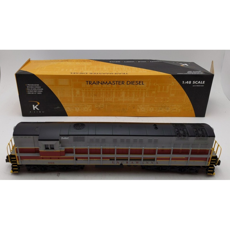 K-Line K2438-0856CW O Lackawanna FM Trainmaster Diesel Locomotive #856 NIB