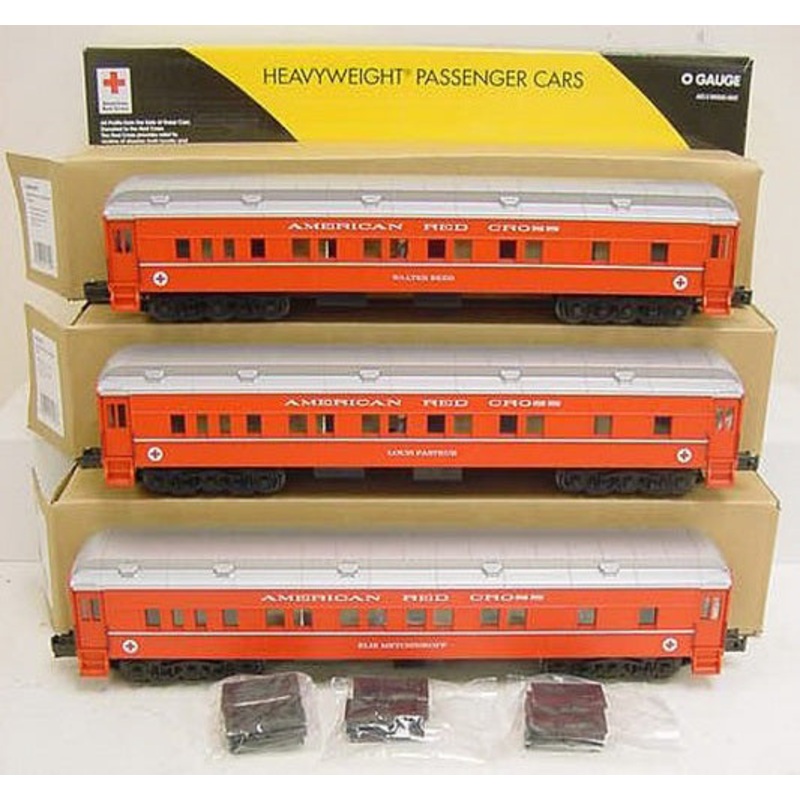 K-Line K4899 O American Red Cross 15 Heavyweight Cars (Set of 3) NIB