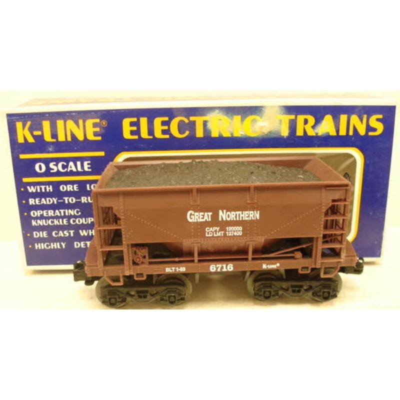 K-Line K6716 Great Northern Ore Car EX/Box