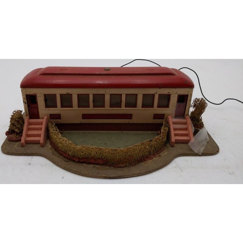 Lionel 442 Vintage O Prewar Landscaped Tinplate Diner VG