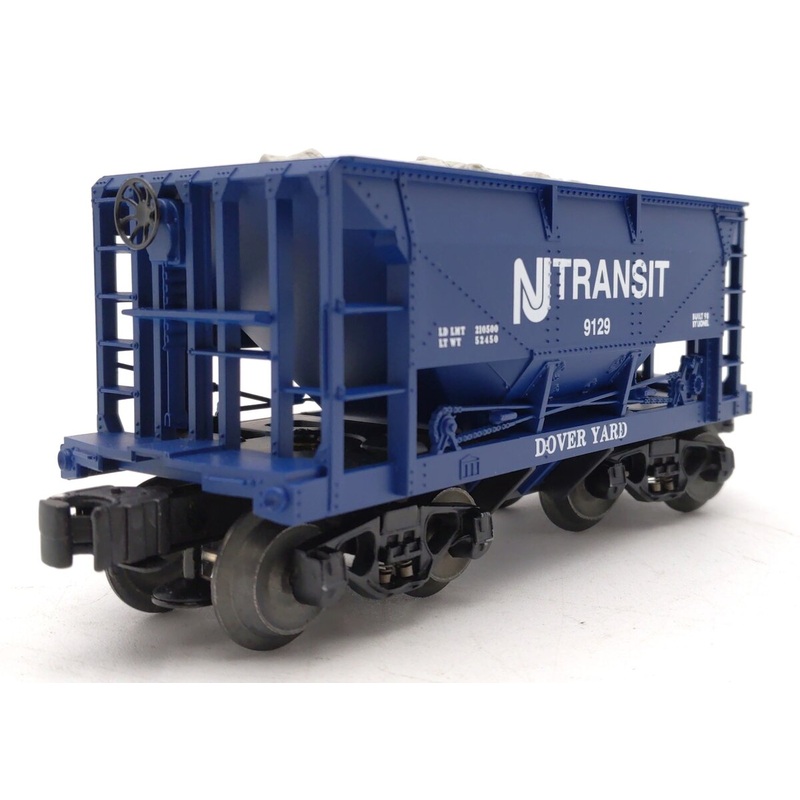 Lionel 6-16179 O Gauge NJ Transit Blue Dover Yard Ore Car #9129 LN